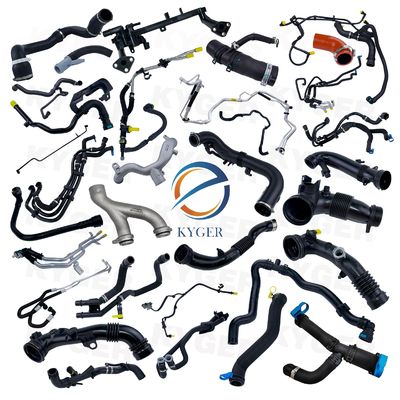 Buy KYGER Factory High Quality Auto part Cooling System Radiator Coolant Hose Water Pipe For Land Rover Jaguar BMW Mercedes Benz online manufacture