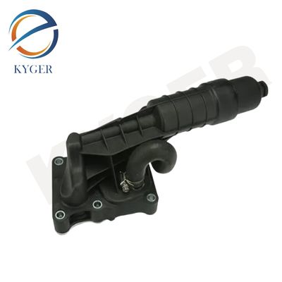 Buy KYGER Engine System Oil Filter Lubrication Cooling Housing A2711801410 271 180 14 10 For Mercedes Benz C-CLASS SLK250 C250 online manufacture