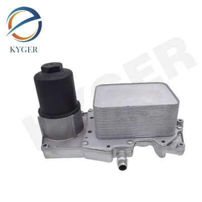 Buy KYGER High Quality Engine Oil Cooler Aluminum Radiator AL3Q6B624-DB For Land Rover Range Rover 448DT 2013- LR022895 online manufacture
