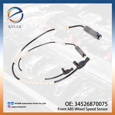 Buy Front ABS Wheel Speed Sensor 34526870075 3452 6870 075 6760424 34526760424 34526785020 for BMW E81E87 E82 E88 E90 E91E92 E93 online manufacture