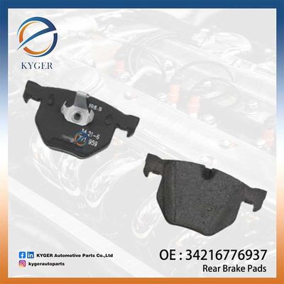Buy Rear Brake Pads 3421 6776 937 34216776937 34216868497 34216857108 34212413041 for BMW E60 E61 E63 E64 F15 F85 Brake Pads online manufacture